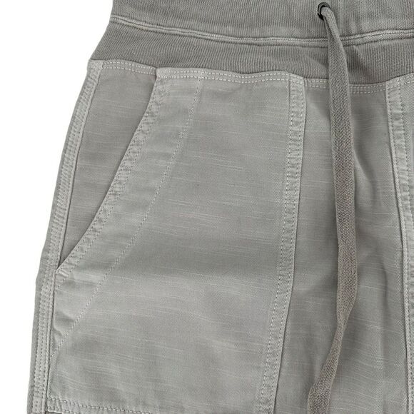 James Perse Skirt Size 1 US Size S Khaki Tan Drawstring Mini Pockets Gorpcore - Picture 4 of 8